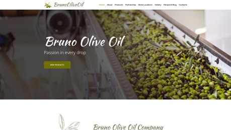 橄榄油网站设计-形象
