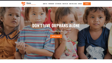 Orphanage Website Design - image