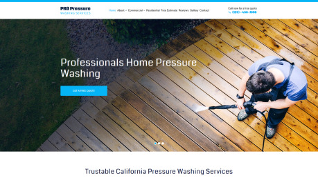 Pressure Washing Website Design - image