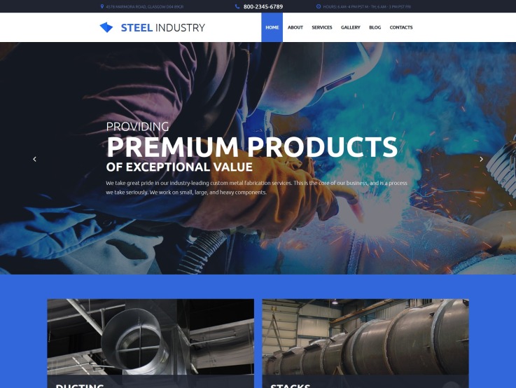 Factory Metal Fabrication - Steel Industry - main image