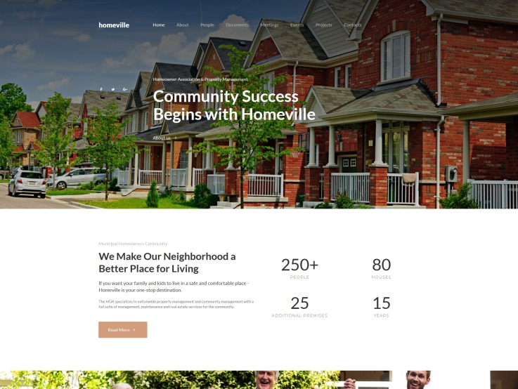 房地产经纪人网站设计-家园-主图像