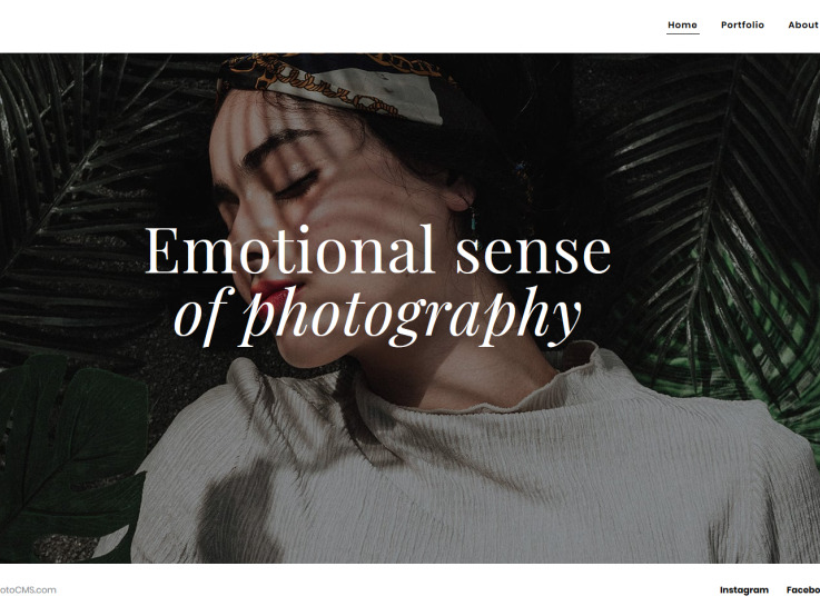 Photography Website Design - Oristi - main image