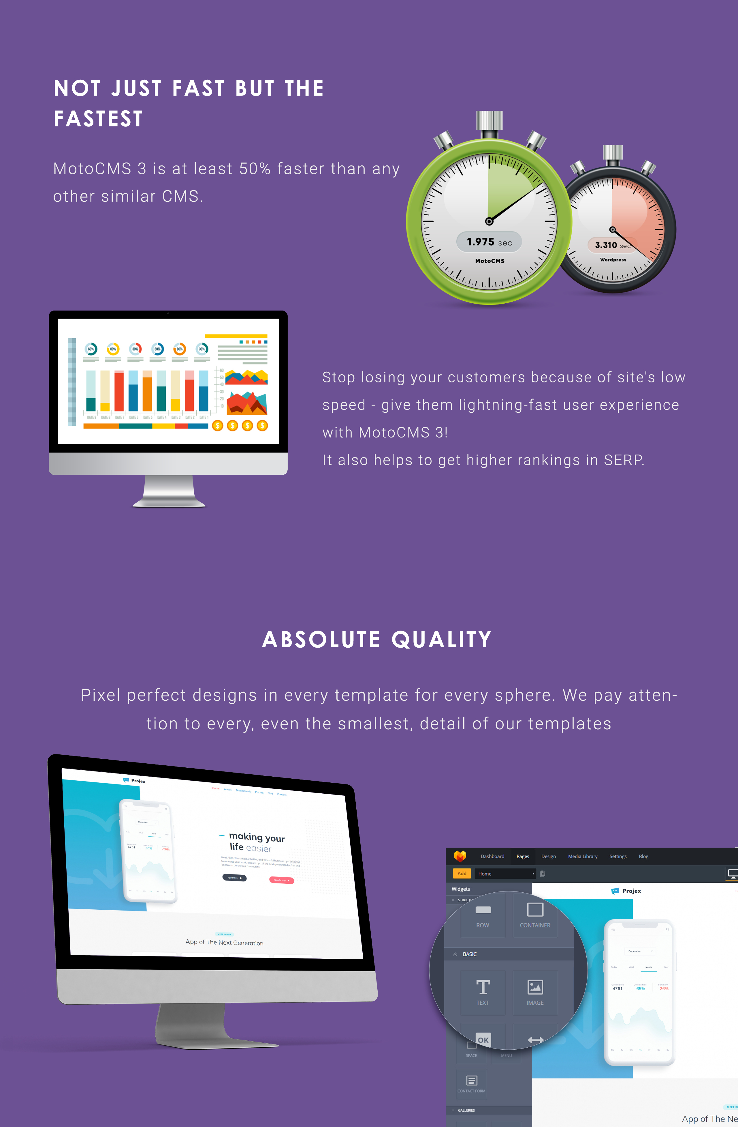 Website Template for Mobile App Presentation - MotoCMS