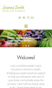 Weight Loss Website Design - Joanna Smith - mobile preview