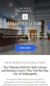 Hotel Website Design - Resortex - mobile preview