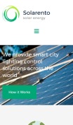 Solar Website Design - Solarento - mobile preview