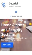 Security Company Website Design - Securiali - mobile preview