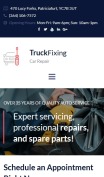Car Repair Website Design - TruckFixing - mobile preview