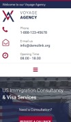 Immigration Website Template For Immigration Consultancy & Visa Services Website - mobile preview