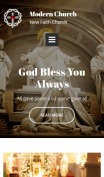 Christian Church Website Design - mobile preview