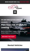 Car Rental Website Design - mobile preview