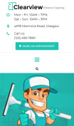 Window Cleaning Website Design - mobile preview