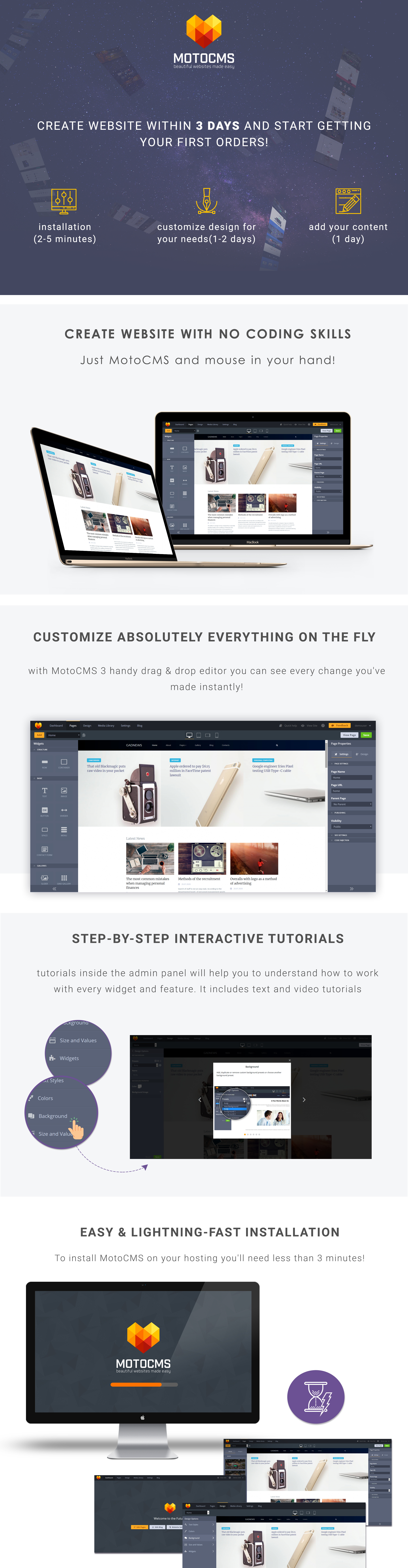 Product Review Website Template MotoCMS