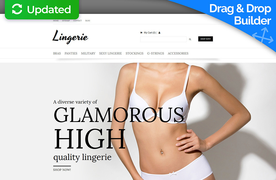 Underwear eCommerce Websites and Templates