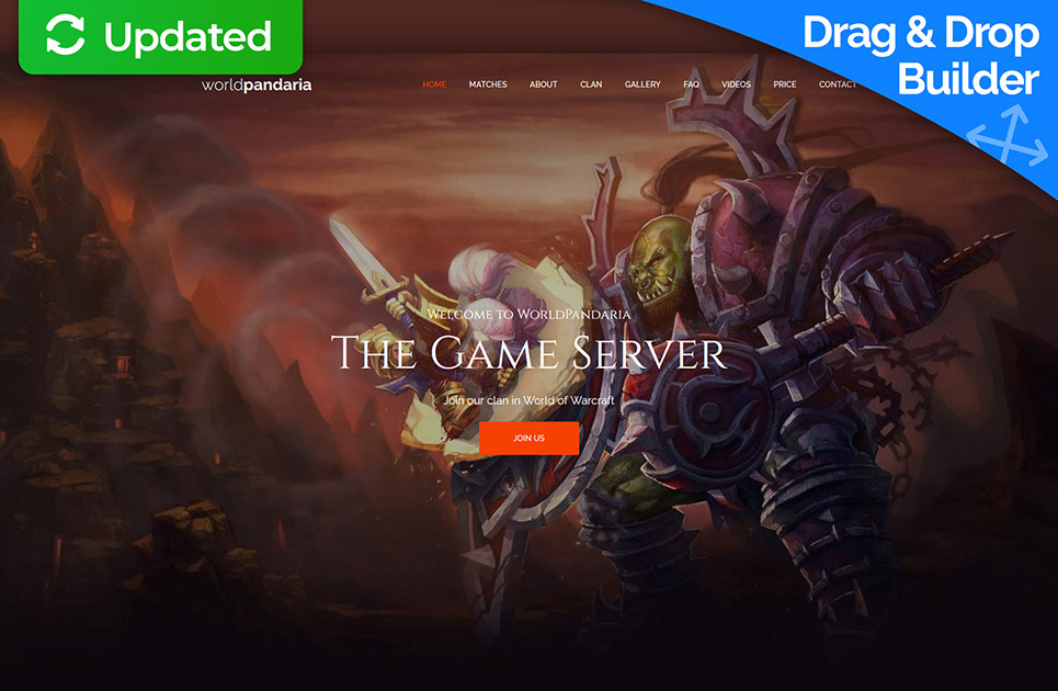 Game Portal Web Template - 4252 - Games & Fun - Website Templates -  DreamTemplate