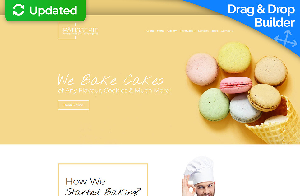 25+ Cake Website Themes & Templates