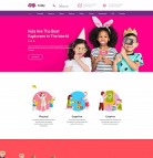 Kindergarten Website Design - Kiddy - image