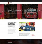 Fire Department Website Design - React - image