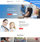 Blood Bank Website Design - image