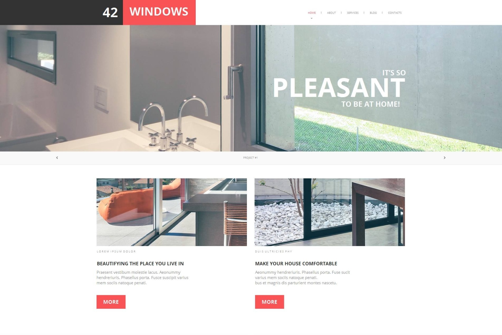Home Interior Web Template with Huge Image Slider - MotoCMS