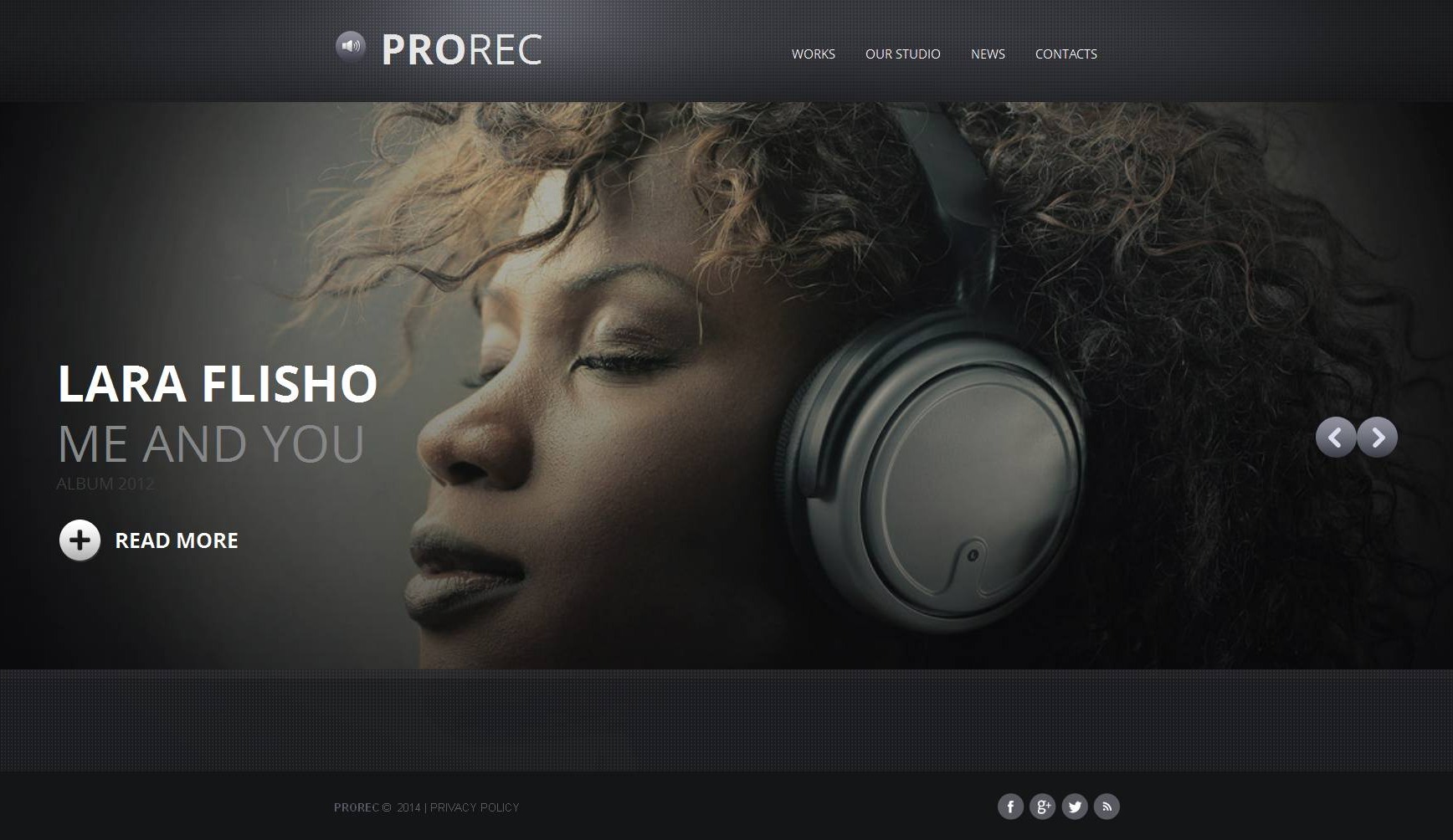 Music Website Template for Professional Musicians MotoCMS