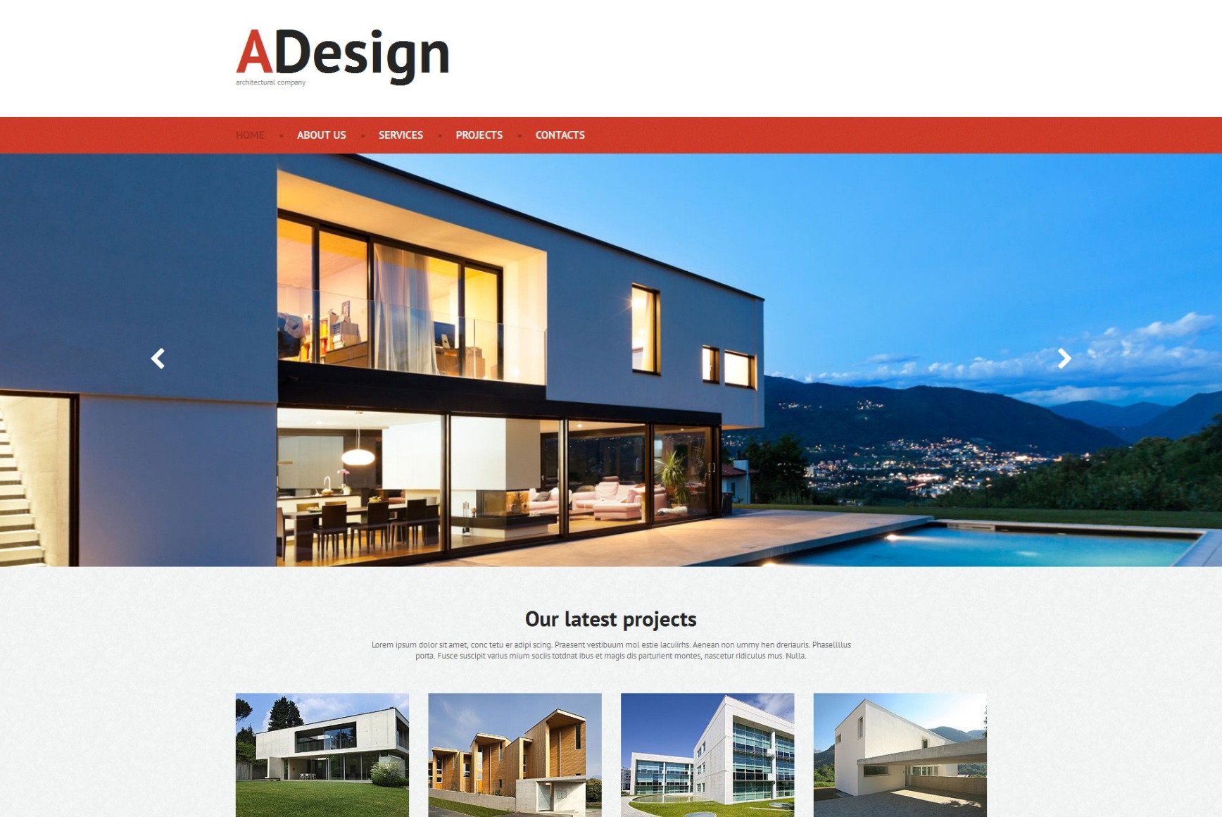 Architecture Responsive Website Template for Architects MotoCMS