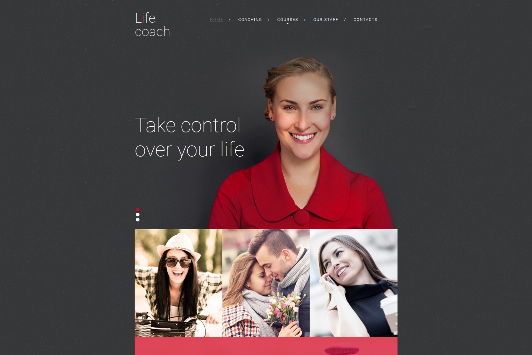 Coaching Website Template For Life Coach Site MotoCMS
