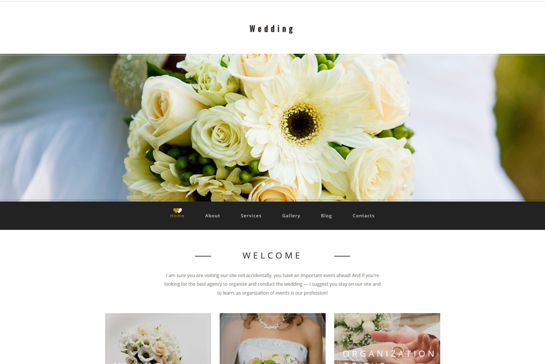 Wedding Web Design for Wedding Planning Companies MotoCMS