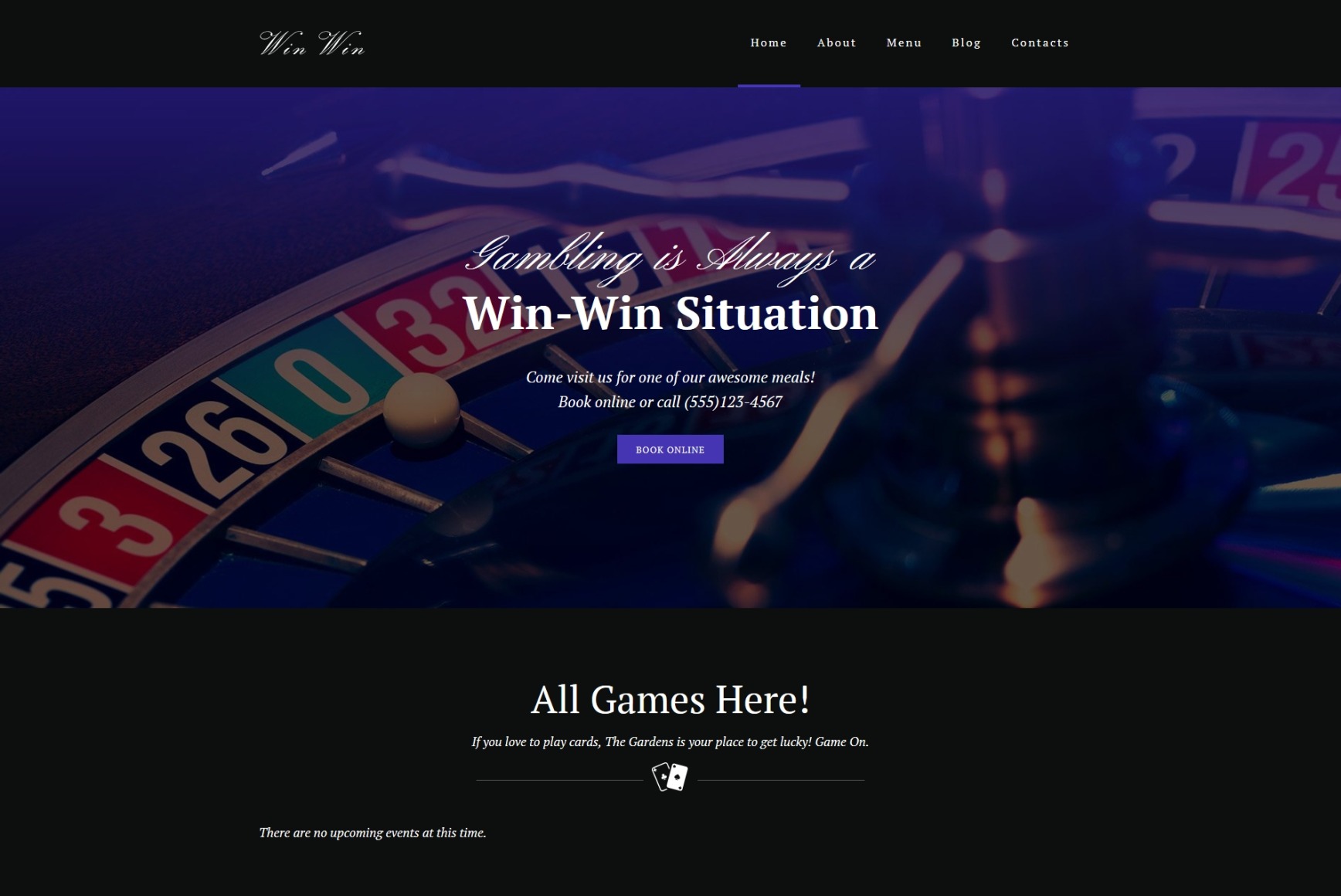 Online Casino Website Design for Online Roulette - MotoCMS