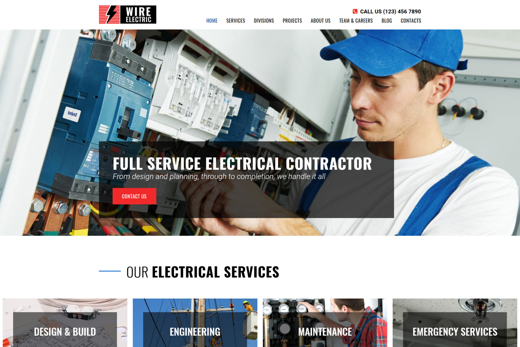 electrical-company-website-template-for-contractors-motocms