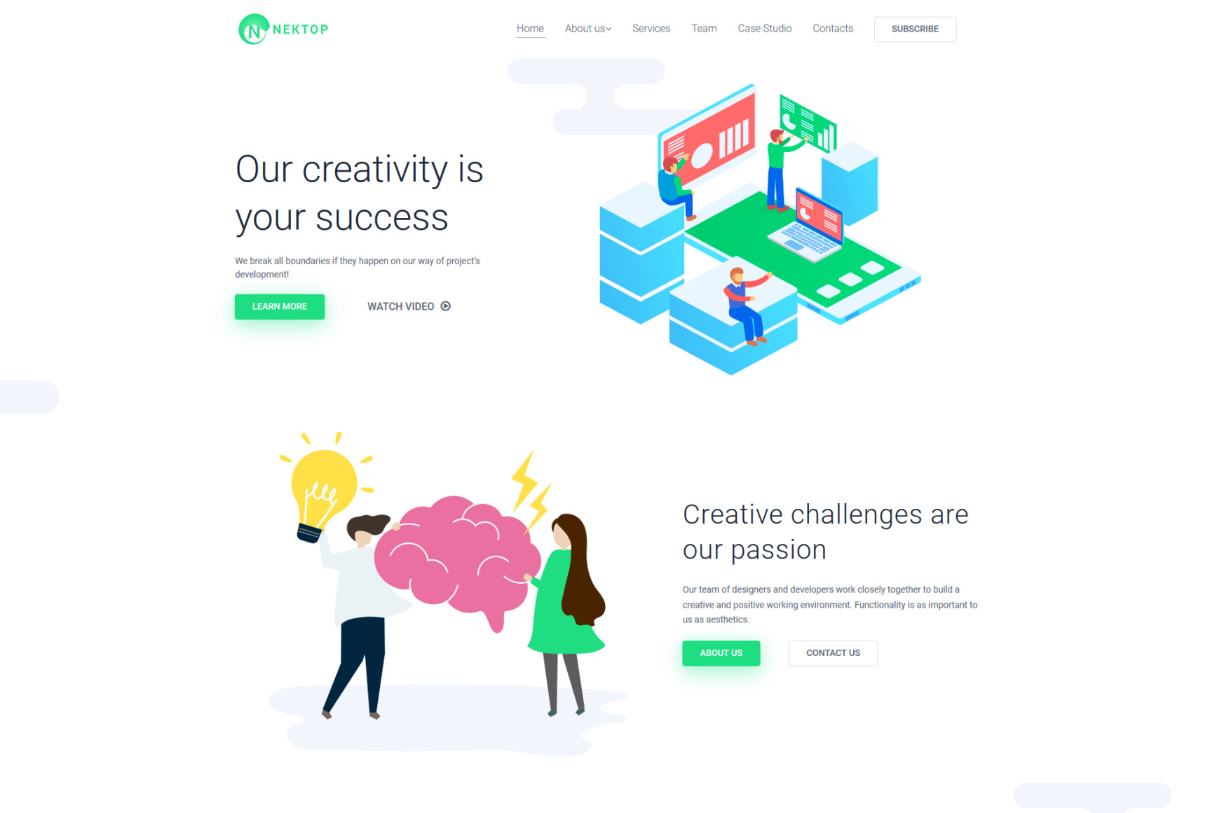 Graphic Design Portfolio Website Template for Studio - MotoCMS