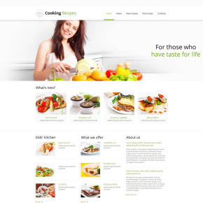 Cooking Recipes Website Template with jQuery Slider Cooking Recipes Website Template with jQuery Slider - image