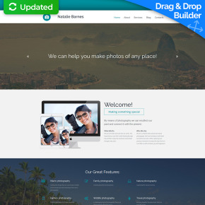Gallery Web Page Design for Photo Website Gallery Web Page Design