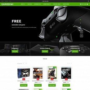 Game Website Design with Admin Panel - MotoCMS