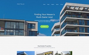Real Estate Web Design - Frettalo - tablet image