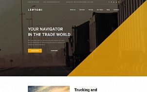 Trucking Website Design - Leptori - tablet image