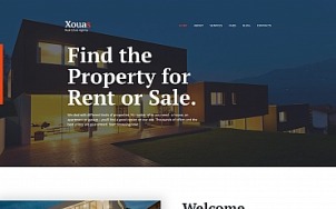 Real Estate Company Website Design - Xouas - tablet image