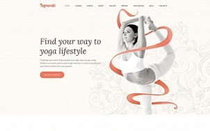 Yoga Website Design - Yoganati - tablet image
