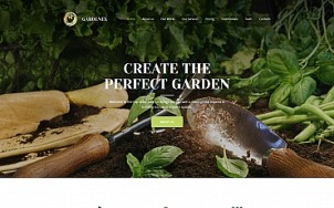 Landscaping Website Design - Gardenex - tablet image