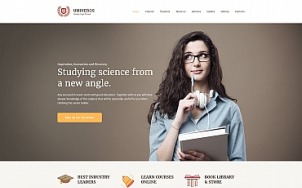 University And College Website Design - Univeros - tablet image