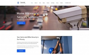 Security Company Website Design - Securiali - tablet image
