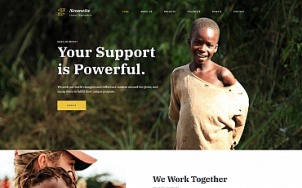 Charity Website Design - Neumette - tablet image