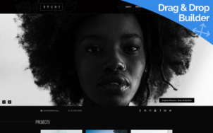 Photo Studio Website Design - tablet image