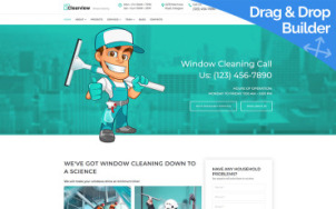 Window Cleaning Website Design - tablet image