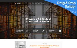 Construction Company Design - tablet image