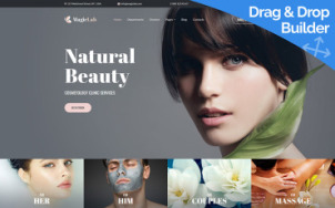 Cosmetology Website Design - tablet image