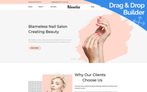 Nail Salon Design - tablet image