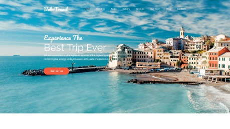 Travel Website Design - BoboTravel - image