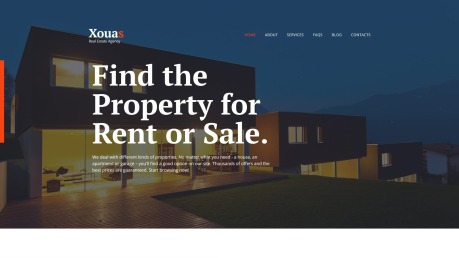 Real Estate Company Website Design - Xouas - image