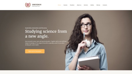University And College Website Design - Univeros - image
